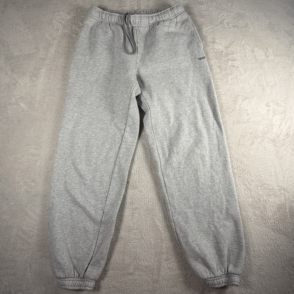 TNA Aritzia Women's Sweatfleece Joggers Sweatpants XS Gray Cozy Fleece Mega Fit